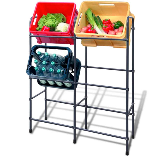 Βάση για 6 Κιβώτια Ατσάλινη