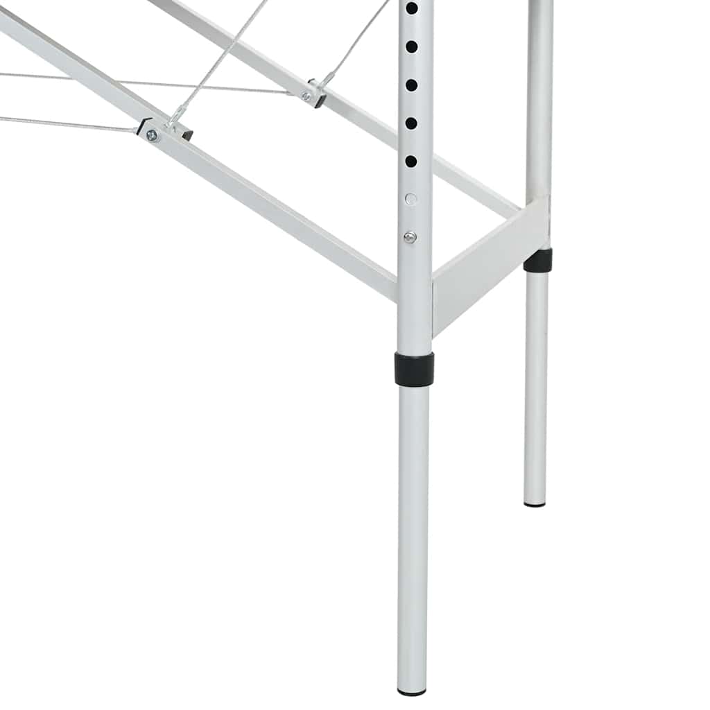 Κρεβάτι μασάζ Πτυσσόμενο 4 θέσεων με σκελετό αλουμινίου Κρεμ