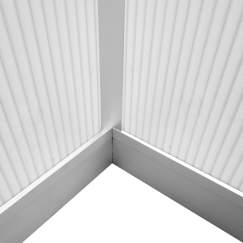 vidaXL Θερμοκήπιο με Πλαίσιο Βάσης 6,05 μ² από Ενισχυμένο Αλουμίνιο