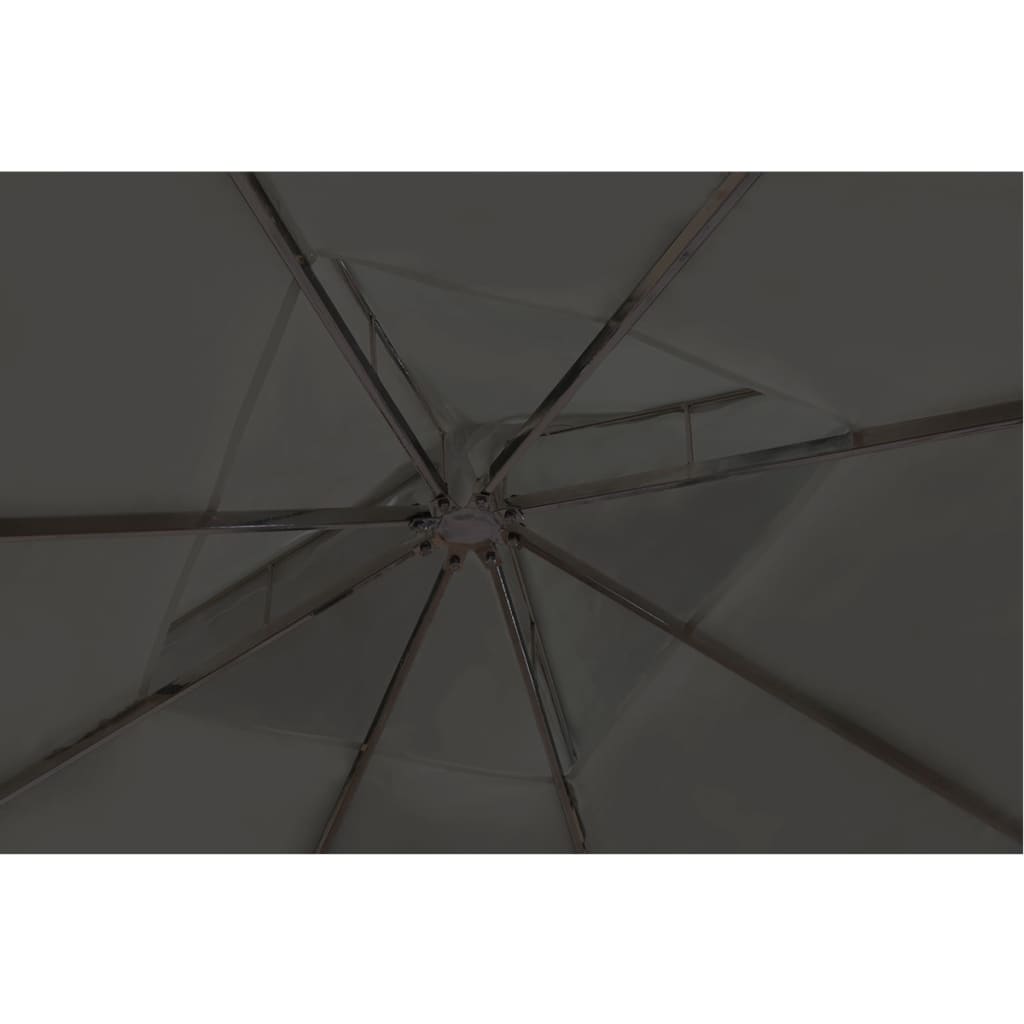 vidaXL Κιόσκι με Σκίαστρο Σκούρο Γκρι 3 x 4 μ.