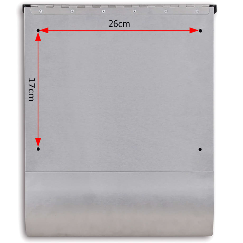 Γραμματοκιβώτιο από Ανοξείδωτο Ατσάλι