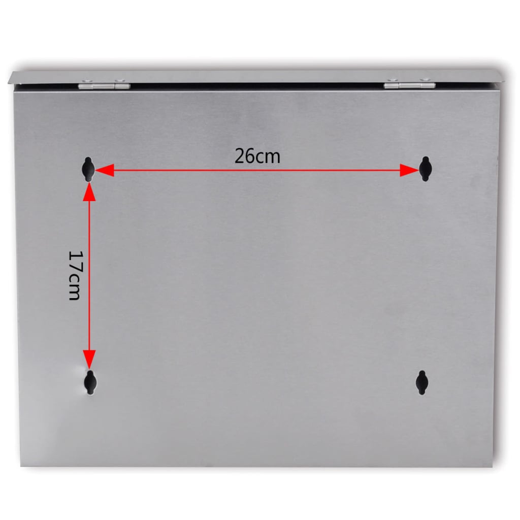 Γραμματοκιβώτιο από Ανοξείδωτο Ατσάλι