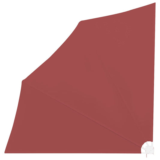 vidaXL Σκίαστρο Βεράντας Πλαϊνό Πτυσσόμενο Τερακότα 140 x 140 εκ.