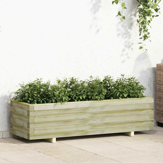 vidaXL Ζαρντινιέρα Υπερυψωμένη Ορθογώνια 120 x 40 x 30 εκ. Ξύλινη