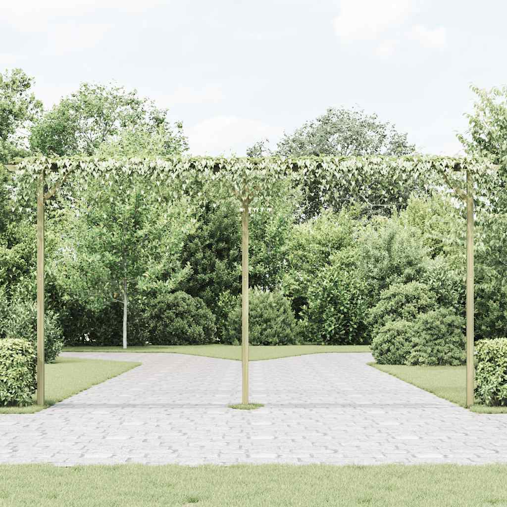 vidaXL Πέργκολα Κήπου 410 x 40 x 203 εκ. Ξύλινη