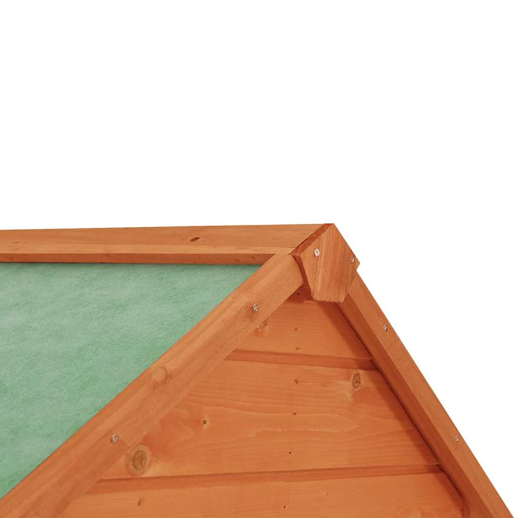 vidaXL Ντουλάπα Αποθήκευσης Εξωτερικού Χώρου Καφέ 42,5 x 64 x 190 εκ.