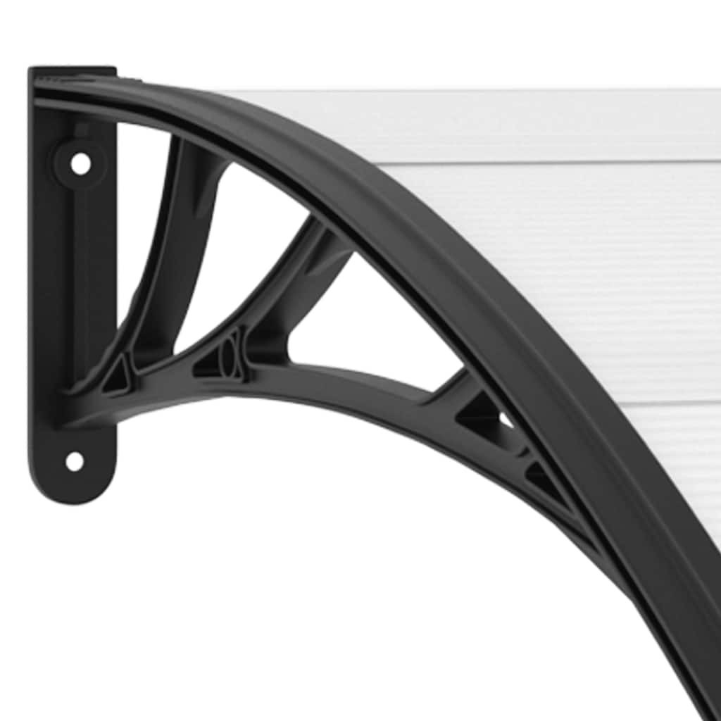 vidaXL Στέγαστρο Πόρτας 120 x 100 εκ. Πολυανθρακικό