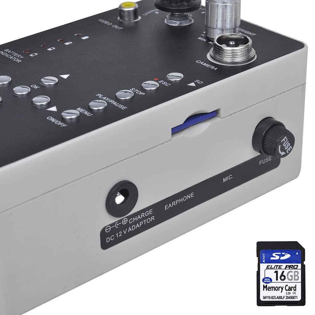 Κάμερα Ελέγχου Σωλήνων 30 μ. με Κιβώτιο Ελέγχου DVR