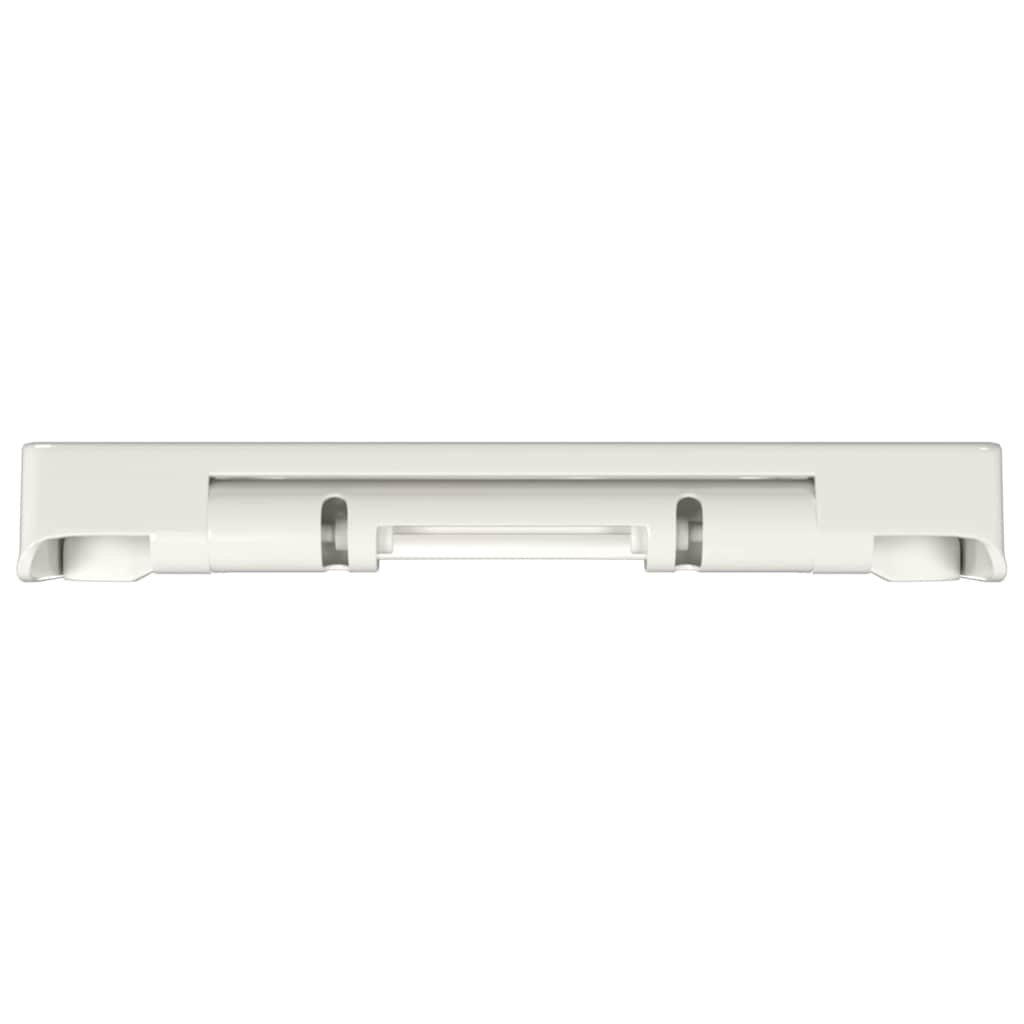 vidaXL Κάλυμμα Λεκάνης με Soft Close & Quick Release Τετράγωνο Λευκό