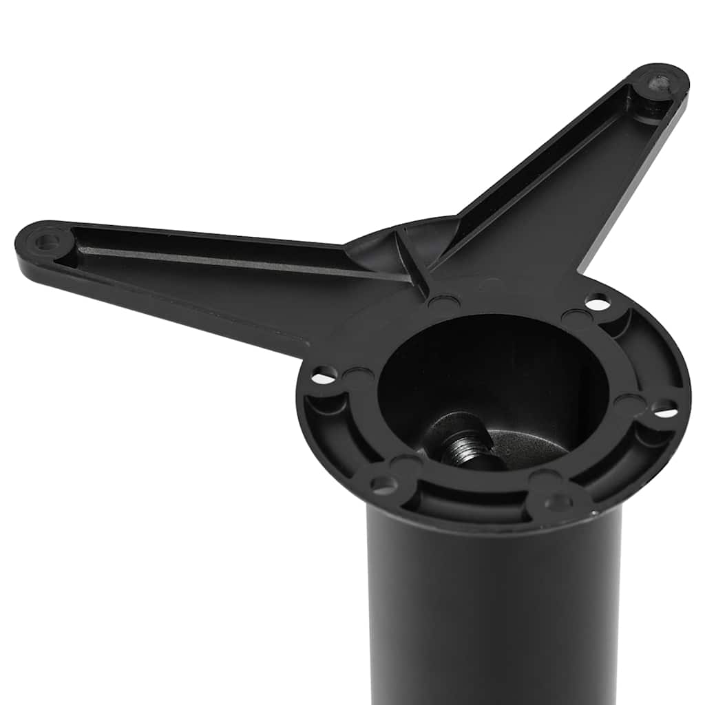 Πόδια Τραπεζιού Ρυθμιζόμενα Καθ' Ύψος 4 τεμ. Μαύρα 710 χιλ.