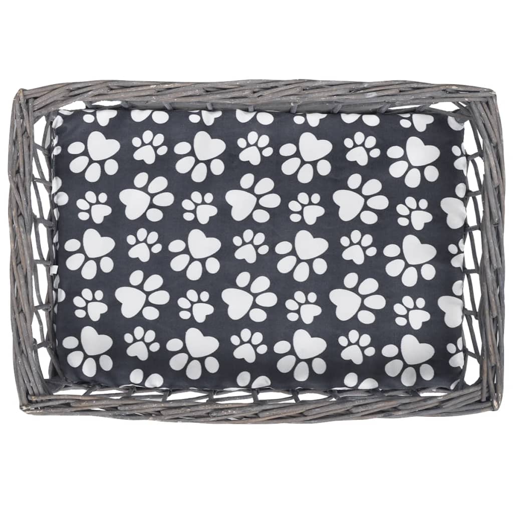 Γατόδεντρο/Σπίτι/ Κρεβάτι/Ονυχοδρόμιο Τετρ. με Μαξιλάρι από Ξύλο Ιτιάς