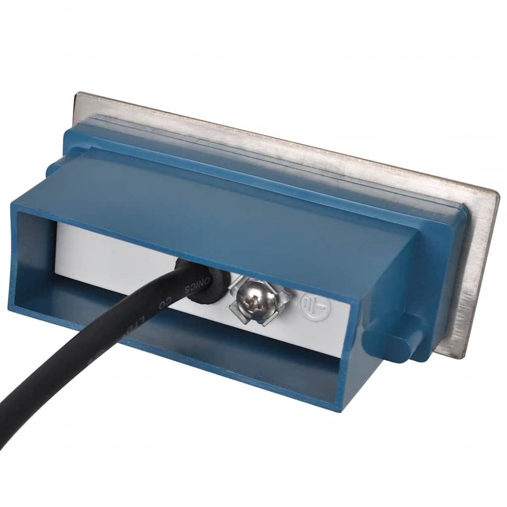 vidaXL Φωτιστικά Σκάλας Χωνευτά 2 Τεμ. 44 x 111 x 56 χιλ.