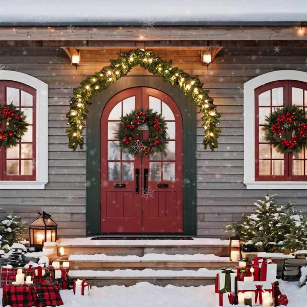 Γιρλάντα Χριστουγεννιάτικη με Λαμπάκια LED 10 μ.