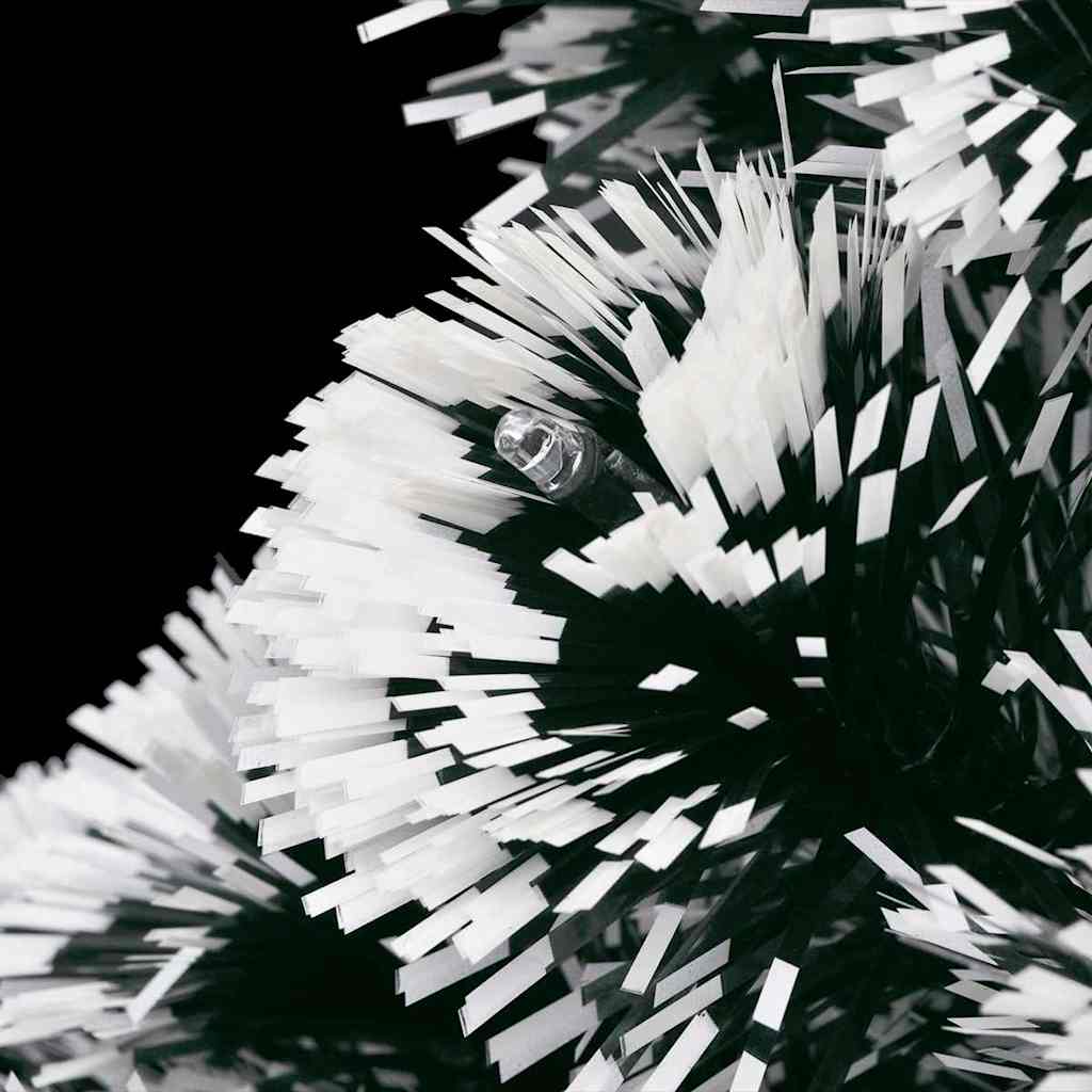 vidaXL Προεγκατεστημένο χριστουγεννιάτικο δέντρο με βάση και LED / Οπτικές Ίνες 150 εκ.