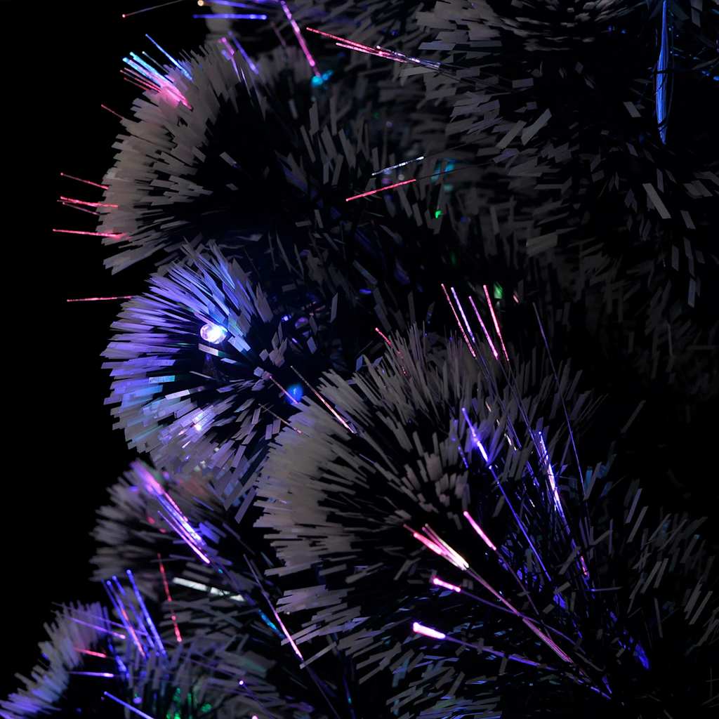 vidaXL Χριστουγεν. Δέντρο Προφωτισμένο με Βάση / Οπτικές Ίνες 210 εκ.