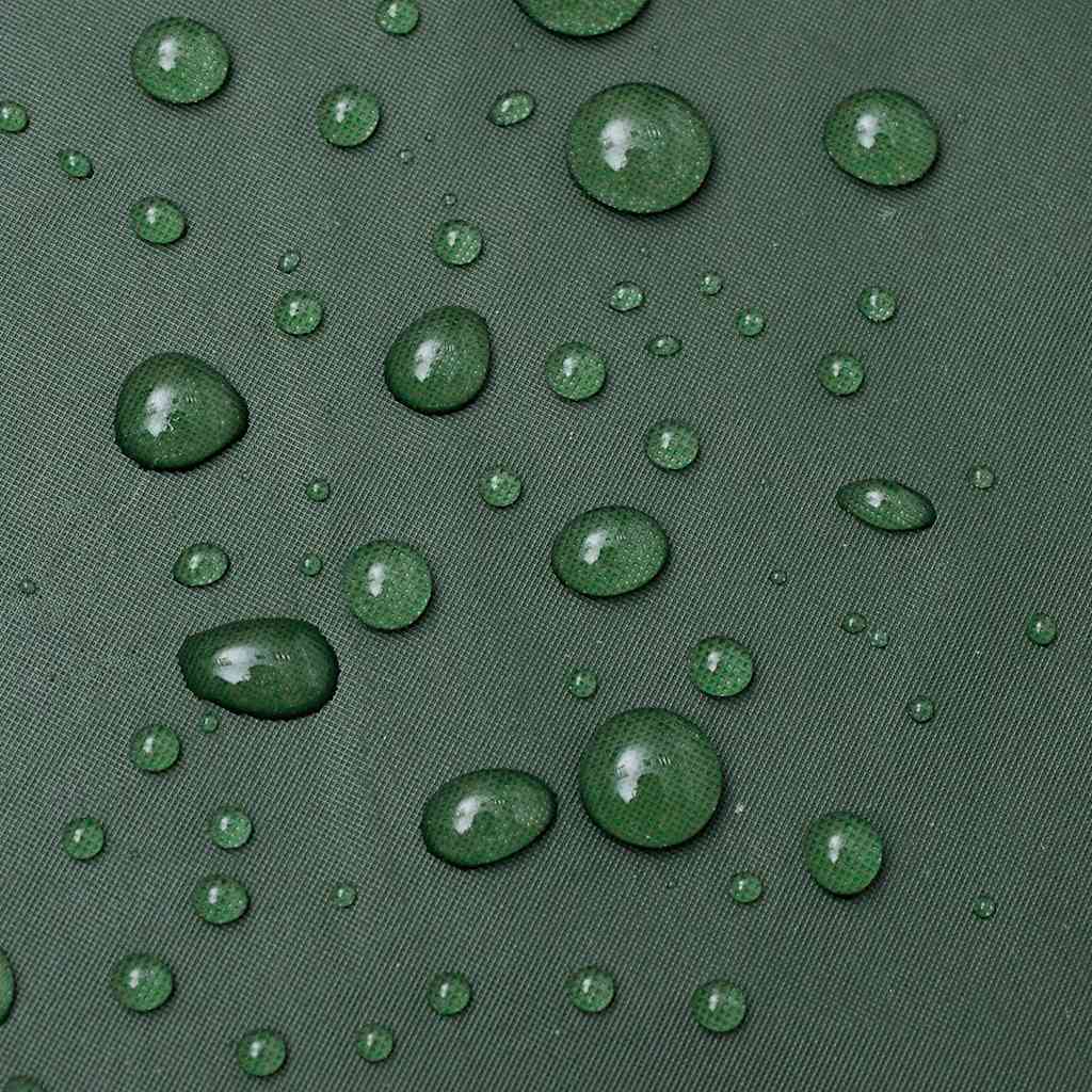 vidaXL Καπαρντίνα Αδιάβροχη Μεγάλης Αντοχής Μακριά Πράσινο Κουκούλα