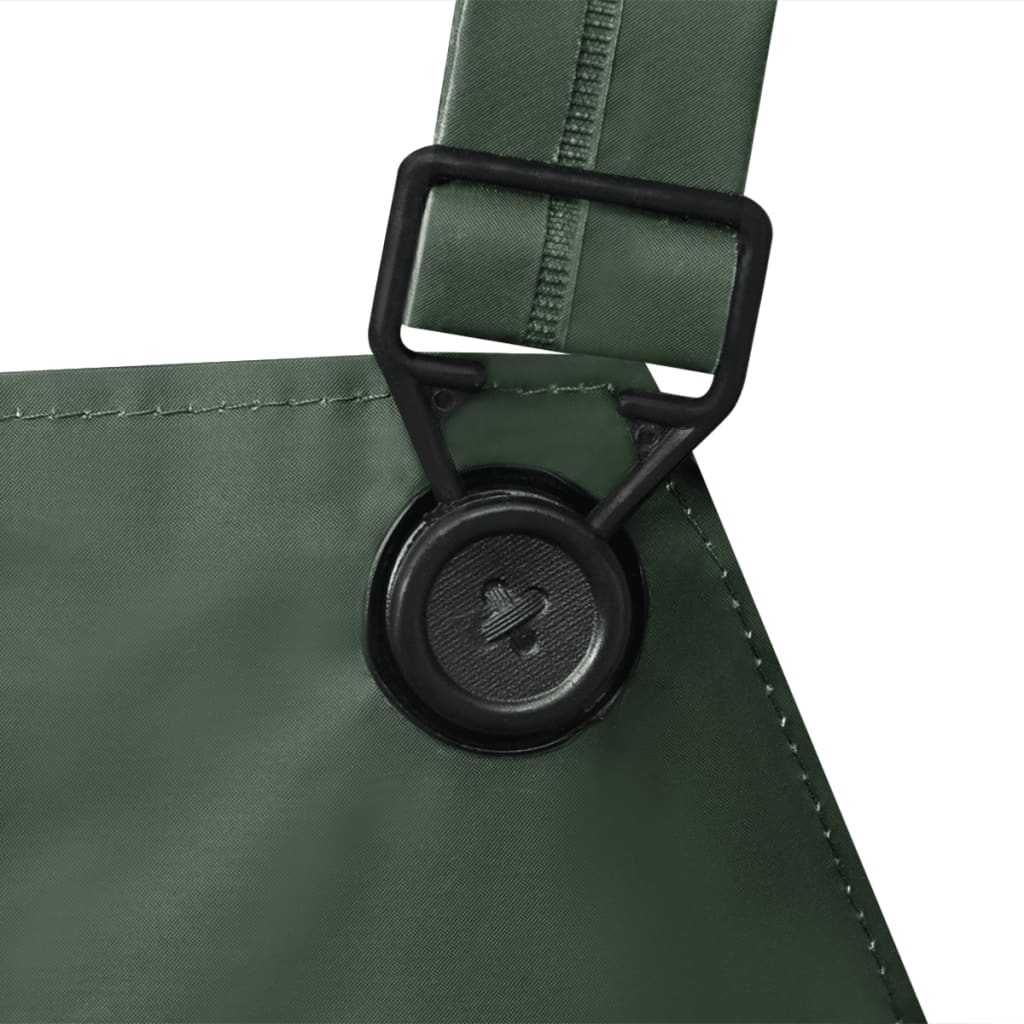 Κοστούμι Αδιάβροχο Μεγάλης Αντοχής 2 Τεμαχίων Πράσινο XL με Κουκούλα