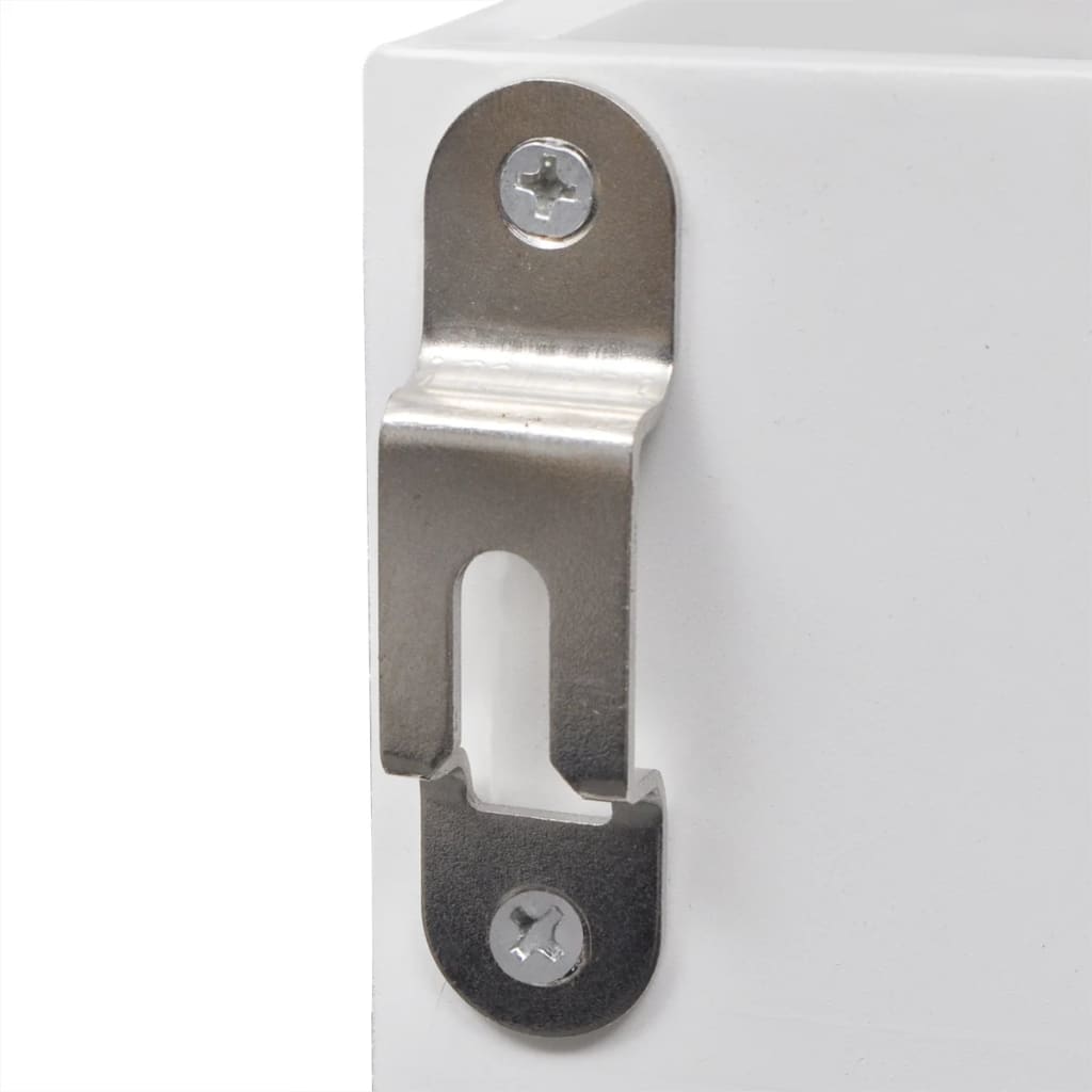 Ντουλάπι Επιτοίχιο /Βιτρίνα/Ραφιέρα Βιβλίων/DVD/Ποτηριών Λευκό από MDF