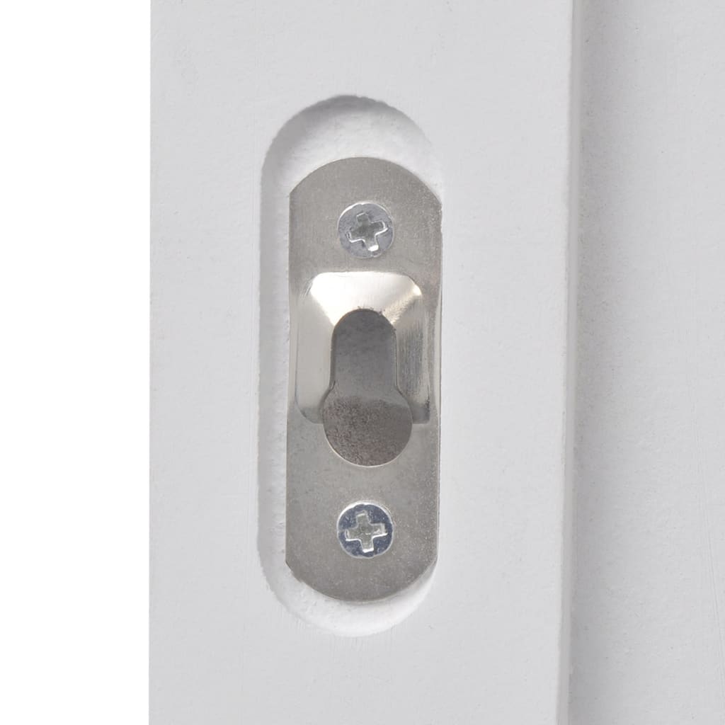 vidaXL Κρεμάστρες Τοίχου 2 τεμ. Λευκές