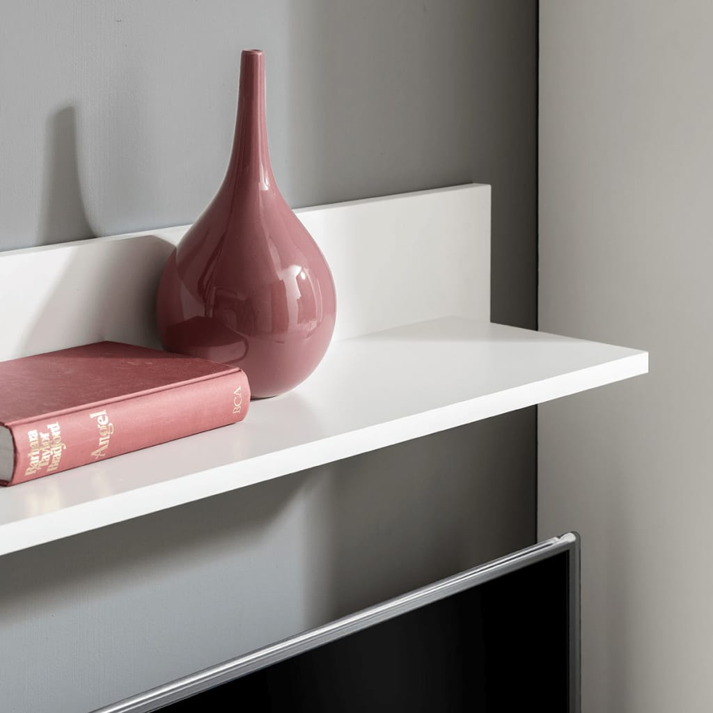 Σύνθετο Σαλονιού / Τηλεόρασης με Φωτισμό LED 4 τεμ. Μαύρο Γυαλιστερό