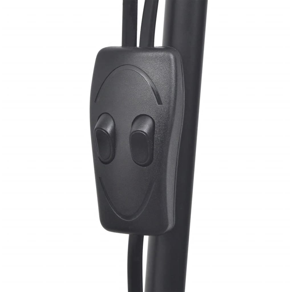 vidaXL Φωτιστικό Δαπέδου Μαύρο