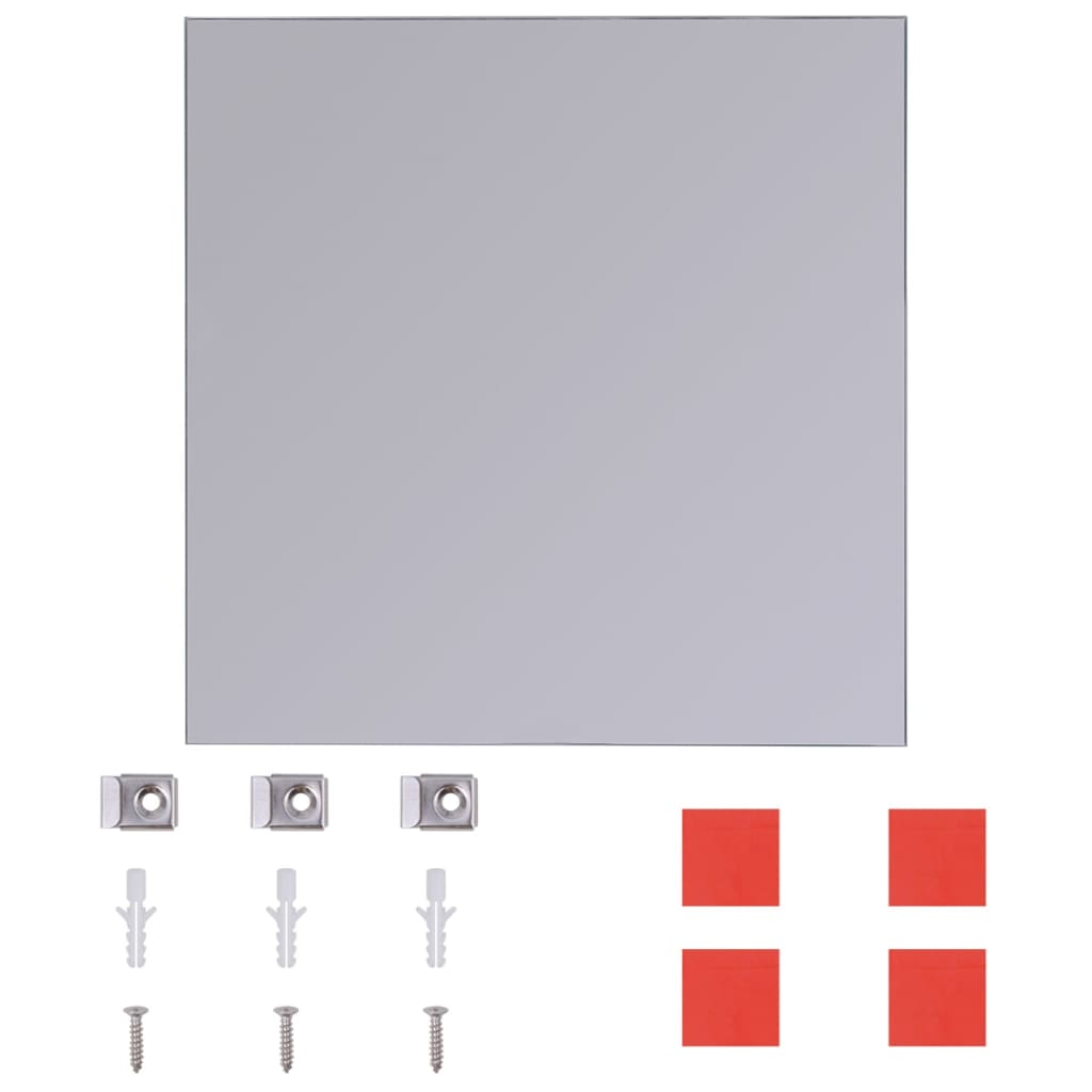 vidaXL Καθρέφτης Χωρίς Πλαίσιο σε Τετράγωνα 8 τεμ. 20,5 εκ. Γυάλινος