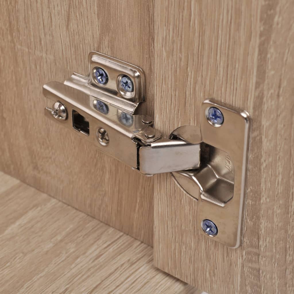 vidaXL Έπιπλο Μπάνιου με Νιπτήρα Σετ Τριών Τεμαχίων Μπεζ