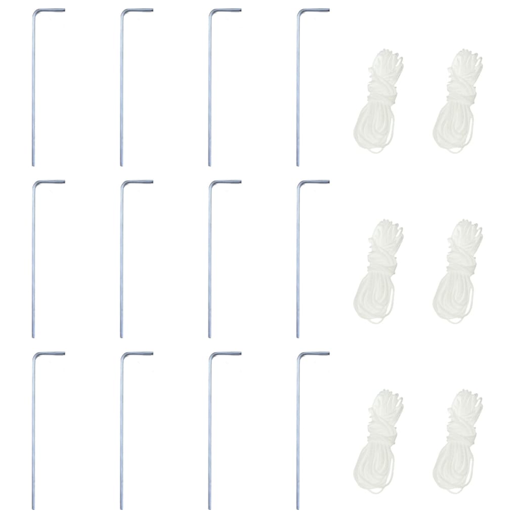 vidaXL Τέντα Εκδηλώσεων Εξάγωνη Πτυσσόμενη Γκρι 3,6 x 3,1 μ.