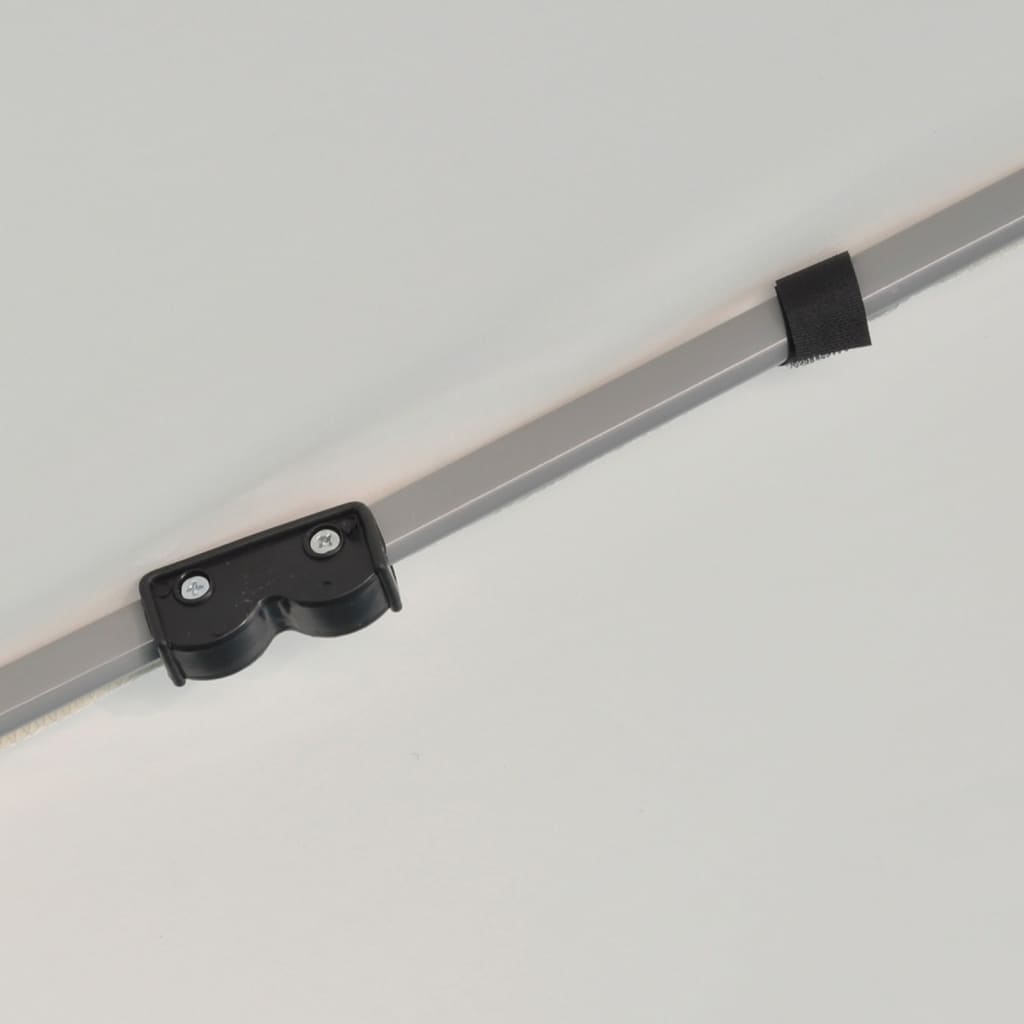 vidaXL Τέντα Εκδηλώσεων Εξάγωνη με 6 Τοιχώματα Λευκό Κρεμ 3,6 x 3,1 μ.