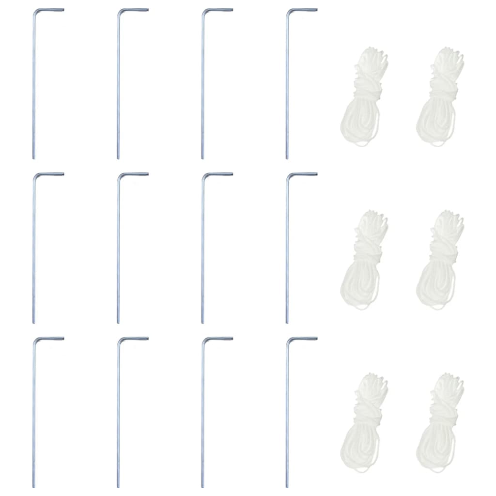 vidaXL Τέντα Εκδηλώσεων Εξάγωνη με 6 Τοιχώματα Σκ. Μπλε 3,6 x 3,1 μ.