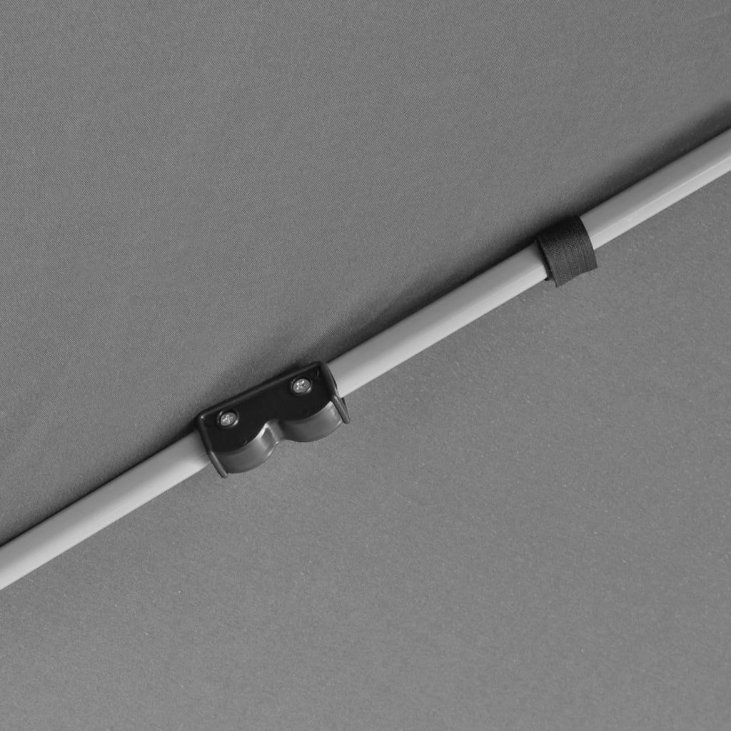 vidaXL Τέντα Εκδηλώσεων Εξάγωνη με 6 Τοιχώματα Γκρι 3,6 x 3,1 μ.