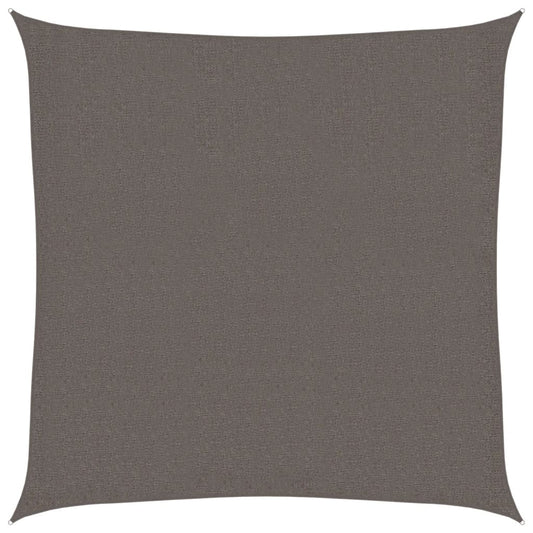 vidaXL Πανί Σκίασης Τετράγωνο Ανθρακί 3,6 x 3,6 μ. από HDPE