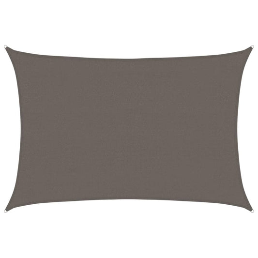 vidaXL Πανί Σκίασης Ορθογώνιο Ανθρακί 4 x 6 μ. από HDPE