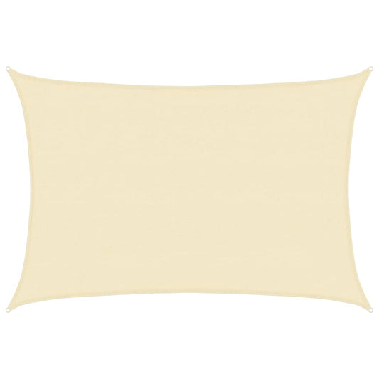 vidaXL Σκίαστρο Sail Ορθογώνιο Κρεμ 4 x 6 μ. από HDPE