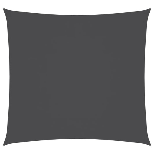 vidaXL Πανί Σκίασης Τετράγωνο Ανθρακί 3,6 x 3,6 μ. από Ύφασμα Oxford