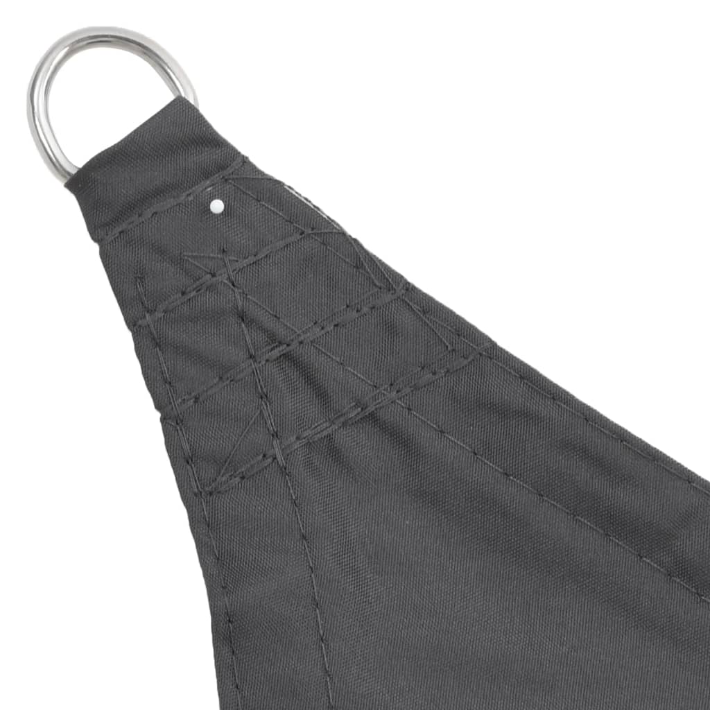 vidaXL Πανί Σκίασης Τρίγωνο Ανθρακί 5 x 5 x 5 μ. από Ύφασμα Oxford