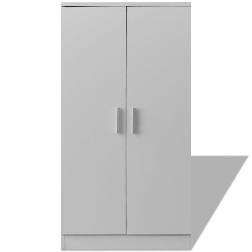 vidaXL Παπουτσοθήκη με 7 Ράφια Λευκή