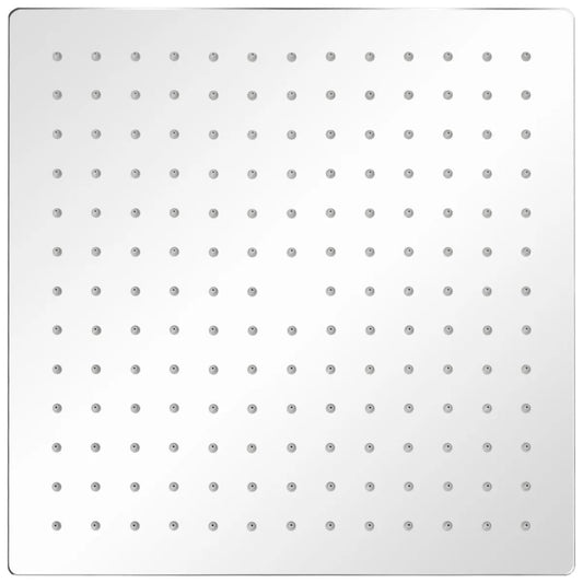 vidaXL Κεφαλή Nτους Βροχή Τετράγωνη 30 x 30 εκ. από Ανοξείδωτο Ατσάλι