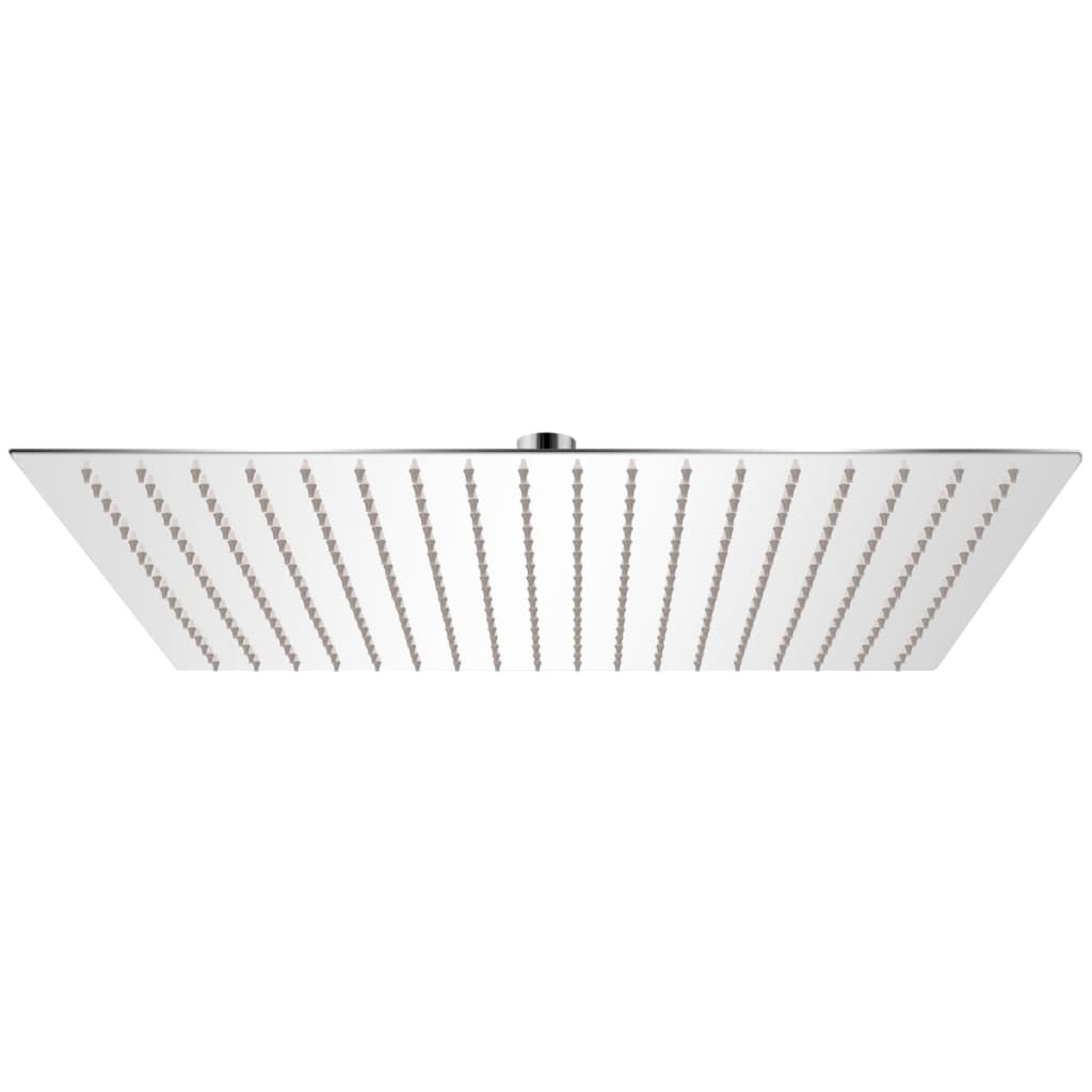 vidaXL Κεφαλή Nτους Βροχή Τετράγωνη 50 x 50 εκ. από Ανοξείδωτο Ατσάλι