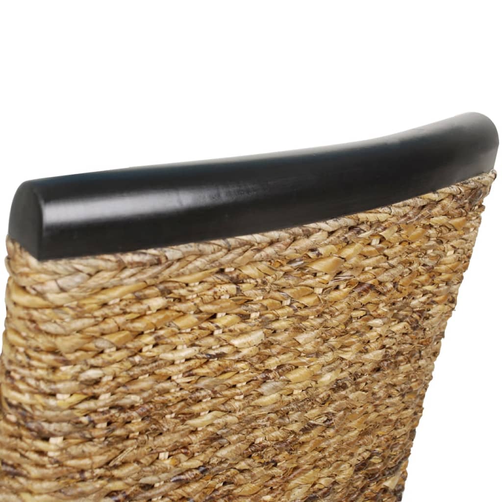 vidaXL Καρέκλες Τραπεζαρίας 2 τεμ. από Άμπακα / Μασίφ Ξύλο Μάνγκο