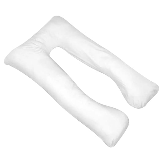 vidaXL Μαξιλάρι Εγκυμοσύνης Λευκό 90 x 145 εκ.