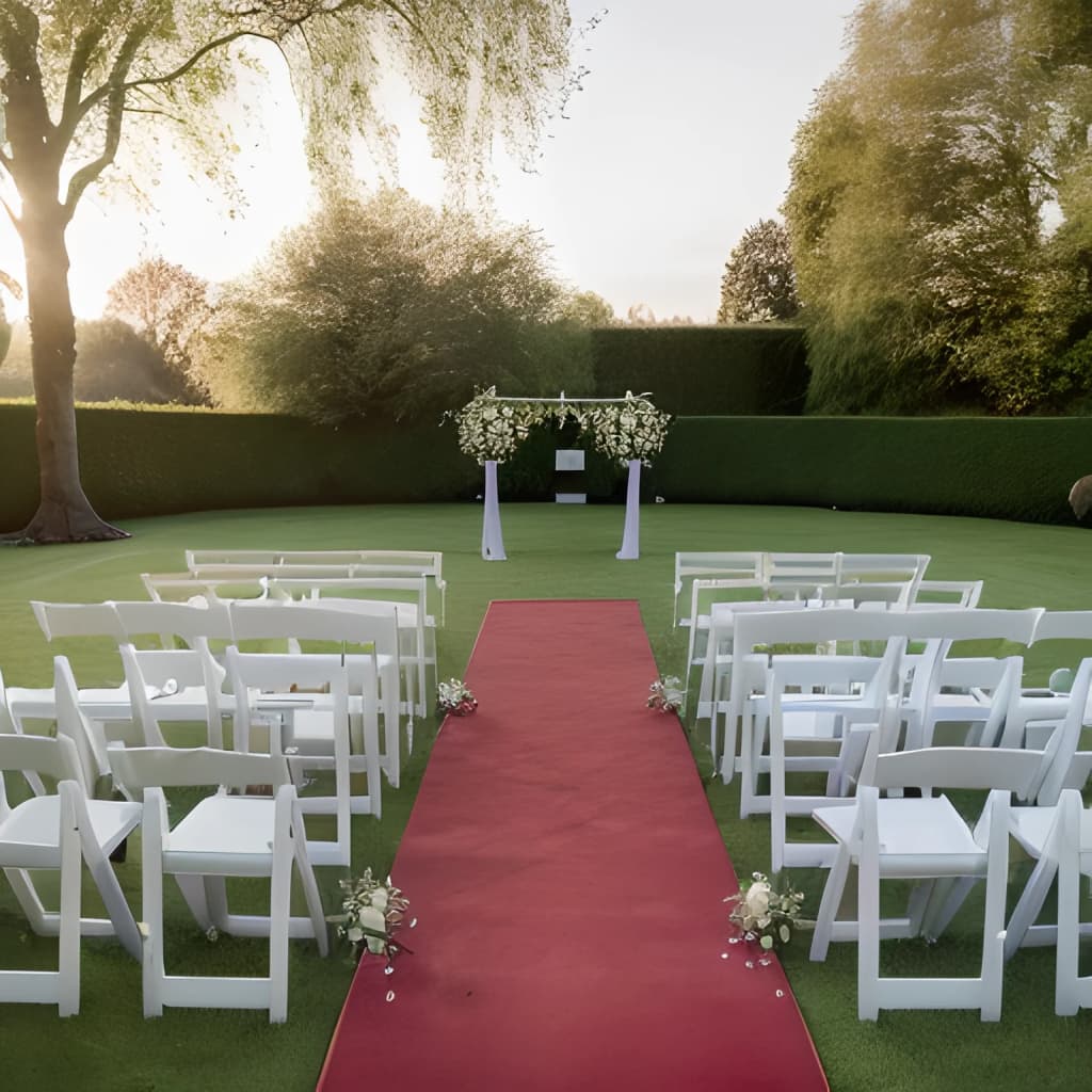 vidaXL Μοκέτα Επαγγελματική Απλή Κόκκινη 1 x 12 μ.