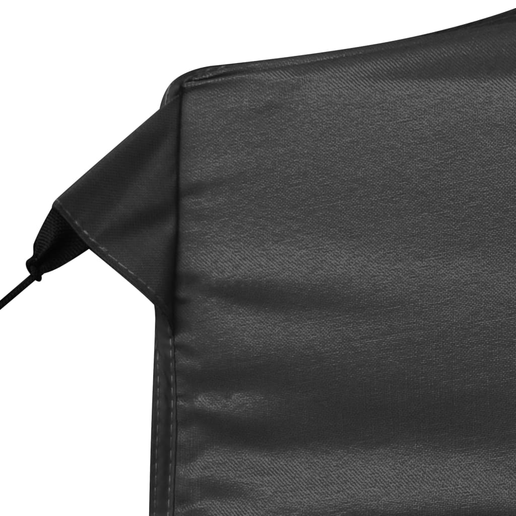 vidaXL Κιόσκι με Τοιχώματα Πτυσσόμενο Επαγγ. Ανθρακί 6x3 μ. Αλουμινίου