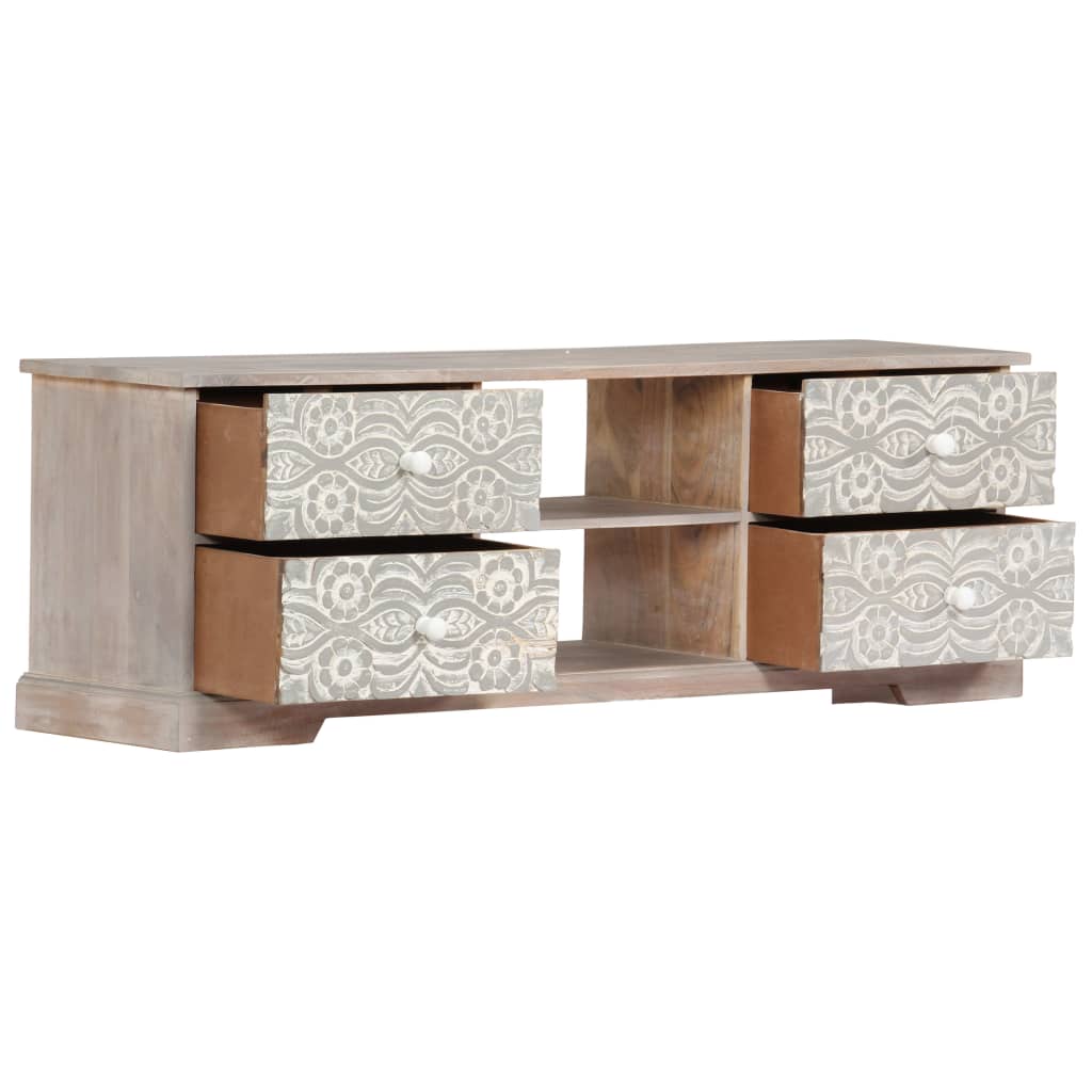 vidaXL Έπιπλο Τηλεόρασης 120 x 30 x 40 εκ. από Μασίφ Ξύλο Ακακίας