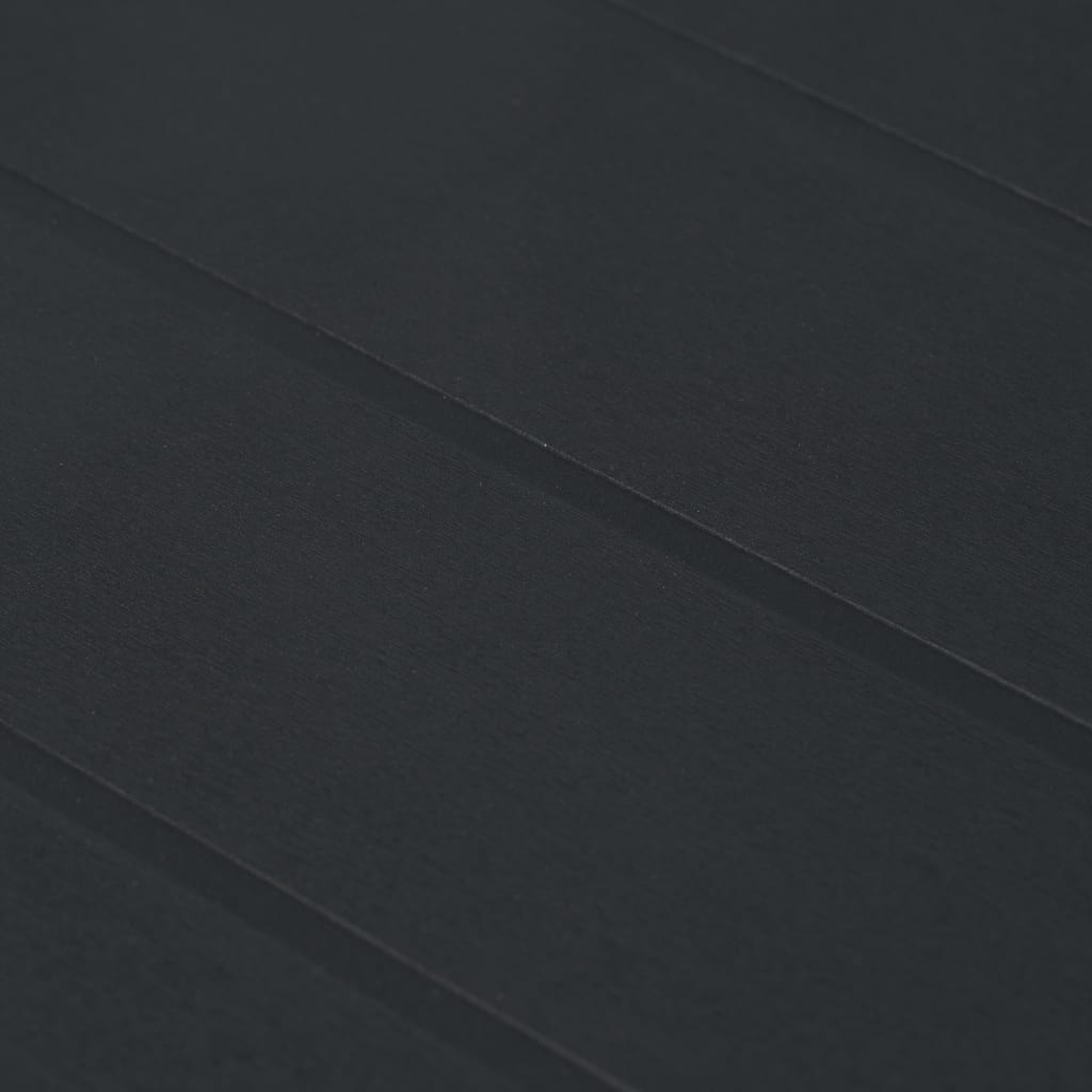 vidaXL Τραπέζι Κήπου Ανθρακί με Εμφάνιση Ρατάν 79x79x72 εκ. Πλαστικό