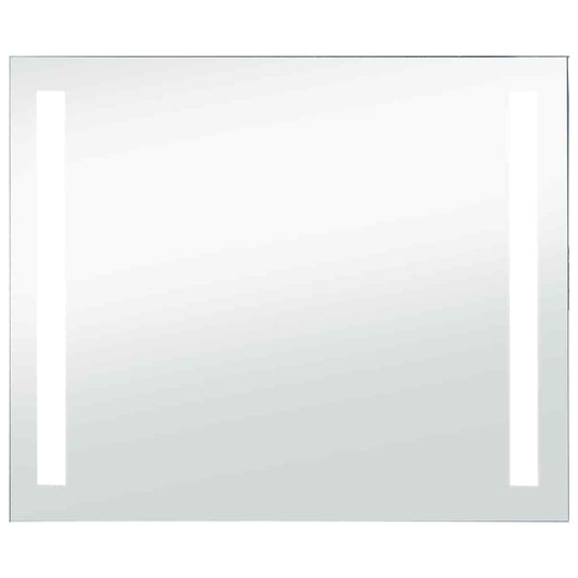 vidaXL Καθρέφτης Μπάνιου Τοίχου με LED 80 x 60 εκ.