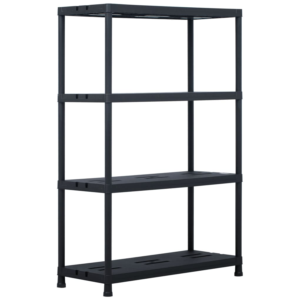 vidaXL Ραφιέρα Μαύρη 220 κ. 90 x 40 x 138 εκ. Πλαστική