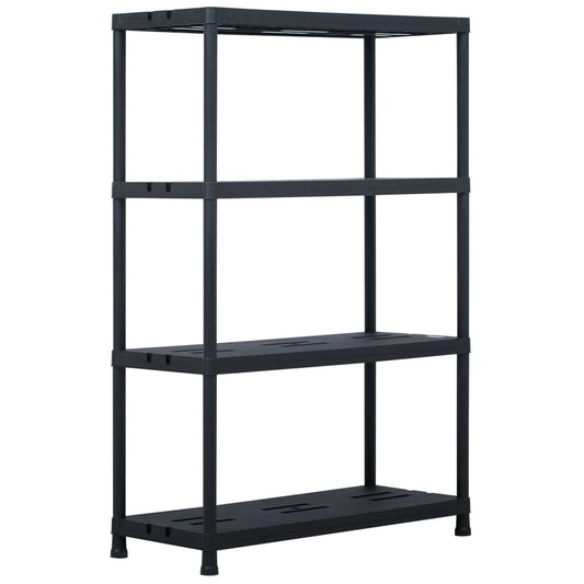 vidaXL Ραφιέρα Μαύρη 220 κ. 90 x 40 x 138 εκ. Πλαστική