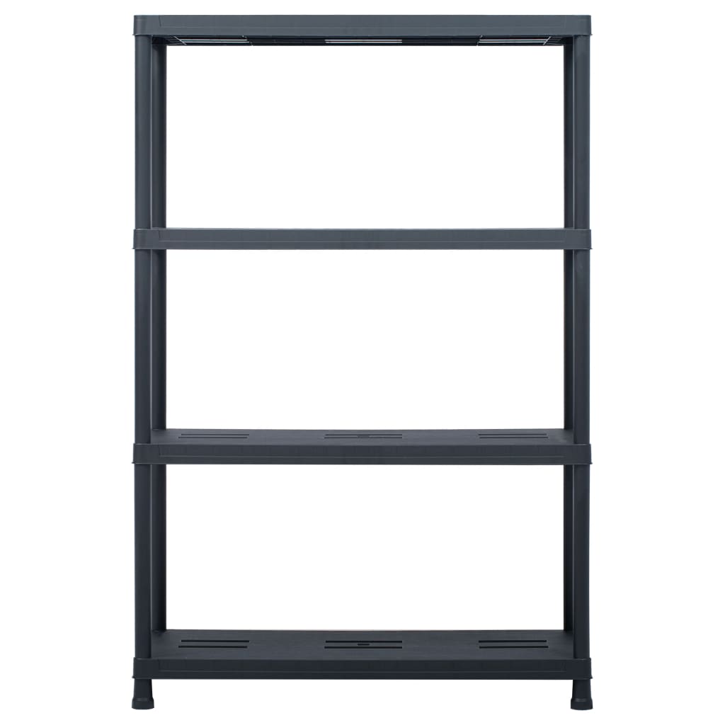 vidaXL Ραφιέρα Μαύρη 220 κ. 90 x 40 x 138 εκ. Πλαστική