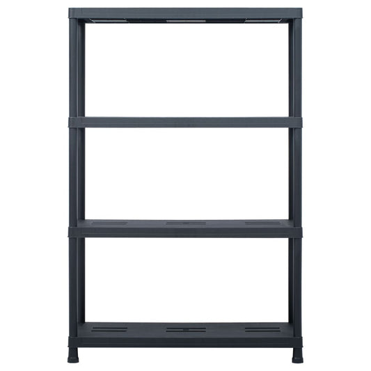 vidaXL Ραφιέρα Μαύρη 220 κ. 90 x 40 x 138 εκ. Πλαστική